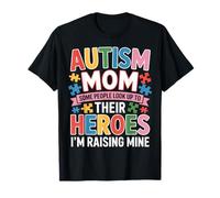 Autism Mom Mother Autistic Child Family T-Shirt