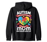 Autism Mom Mother Autistic Kids Autism Awareness Zip Hoodie
