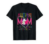 Autism Mom Quote Awareness Month 2022 Autistic Puzzle Value Graphic T-Shirt, Men, Black, M