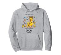 Autism Mom Trying to Keep Her Ducks Funny Caregiver Gift Pullover Hoodie