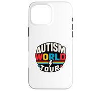 Autism Mom World Tours Awareness Community Autistic Support Case for iPhone 16 Pro Max