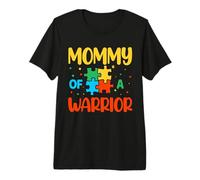 Autism Mommy of a Warrior - Autistic Mom Premium T-Shirt