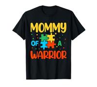 Autism Mommy of a Warrior - Autistic Mom T-Shirt