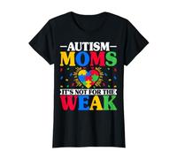 Autism Moms - It's Not for the Weak Autism Awareness Puzzle T-Shirt