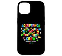 Autism Month Acceptance Crew Squad Puzzle Autism Awareness Case for iPhone 13