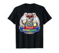 Autism Nana Koala Bear, Neurodivergent ADHD, Donut Milkshake T-Shirt