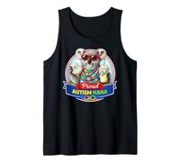 Autism Nana Koala Bear, Neurodivergent ADHD, Donut Milkshake Tank Top