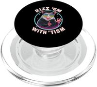 Autism Opossum Fun Rizz Em With The Tism Shirt Meme Autistic PopSockets PopGrip for MagSafe