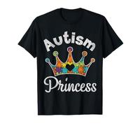 Autism Princess Girl Family Autistic Kids Mom Dad Daughter T-Shirt