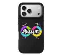Autism Pro Acceptance Infinity Symbol Phone Case Shockproof Phone Shell Protection Back Covers Compatible with iPhone 17 Pro