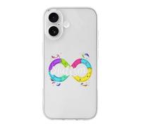 Autism Pro Acceptance Infinity Symbol Phone Case Shockproof Phone Shell Protection Back Covers Compatible with iPhone 17