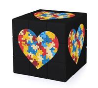 Autism Puzzle Heart 3-D Puzzles Magic Twist Cube