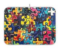 Autism Reusable Dish Drying mat 18x24 Rectangle Large Dish Rack matt Decorative Home Decor Essentials