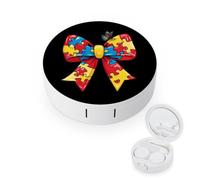 Autism Round Travel Contact Lens Kit with Mirror