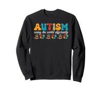 Autism Seeing The World Differently Autism Awareness Gifts Sweatshirt