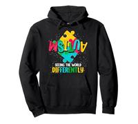 Autism Seeing The World Differently Autism Awareness Pullover Hoodie
