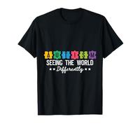 Autism Seeing The World Differently Autistic ASD T-Shirt