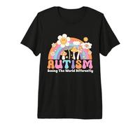 Autism Seeing The World Differently Neurodiversity Awareness Premium T-Shirt