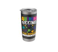 Autism Seeing The World Differently Stainless Steel Insulated Tumbler