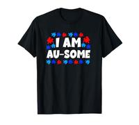 Autism Son Child Daughter I Am Au-some T-Shirt