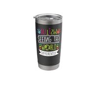 Autism Son Child Daughter Seeing The World Differently Stainless Steel Insulated Tumbler