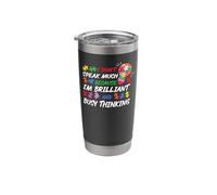 Autism Son Child Daughter Speak Much Because I'm Brilliant Stainless Steel Insulated Tumbler