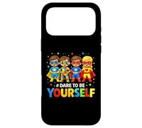 Autism Superheroes Dare to Be Yourself Awareness Kids Youth Case for iPhone 17 Pro Max