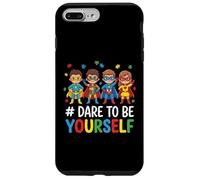 Autism Superheroes Dare to Be Yourself Awareness Kids Youth Case for iPhone 7 Plus/8 Plus