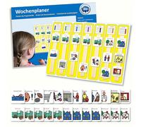 Autism Supplies & Developments, Plastic Visual Weekly Planner (German)