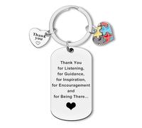 Autism Teacher Thank You Gift Keychain Special Education Teacher Appreciation Gifts Keyring Autistic Mum Dad Autism Parent Inspirational Gifts Speech Therapist ABA Therapist Appreciation Jewelry