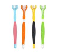 Autism Toothbrush | 3-Sided Sensory Toothbrush for Kids & Adults | Soft Bristles for Gentle Cleaning, Ergonomic Handle & Efficient Plaque Removal, Travel-Friendly Design