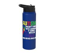 Autism Uncle Apparel - Awesome Uncles Design Stainless Steel Insulated Water Bottle
