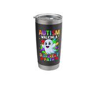 Autism Walking A Different Path Stainless Steel Insulated Tumbler
