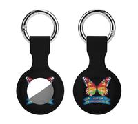 Autisms Awareness Puzzles Butterflys Full Protective Cover Case with Keyring Silicone Skin