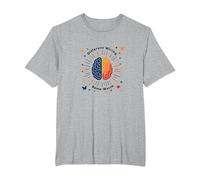 Autisms Women: Different Wiring, Same Worth Awareness T-Shirt, Men's Big and Tall, Heather Grey, 3X Tall
