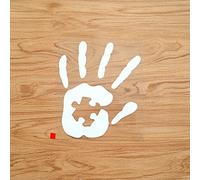 Autistic Child On Board May Not Respond to Verbal Commands Autism Car Truck Bumper Sticker Decal Vinyl - White 17.8cm - No Background Die Cut