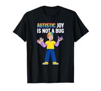 Autistic Joy is Not Awareness Neurodive Autism Pride Month T-Shirt