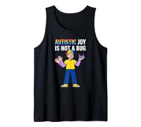 Autistic Joy is Not Awareness Neurodive Autism Pride Month Tank Top