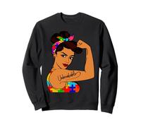 Autistic Mother's Love Support Hope & Inspire Autistic Youth Sweatshirt