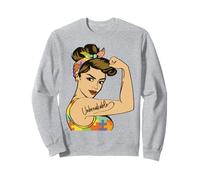 Autistic Mother's Love Support Hope & Inspire Autistic Youth Sweatshirt