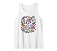 Autistic Neurospicy and Thriving Autism Acceptance Tank Top