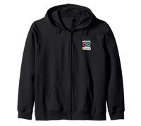 Autistic Pride Day Autism Awareness Zip Hoodie