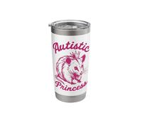 Autistic Princess Opossum Stainless Steel Insulated Tumbler