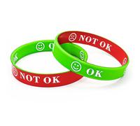 Autistic Reversible Wrist Band Amazing Autism Communicate Emotions Awareness