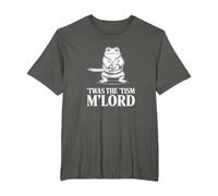 Autistic Samurai Frog Meme Funny 'TWAS The 'Tism M'Lord T-Shirt, Men's Big and Tall, Asphalt Grey, 5X Tall
