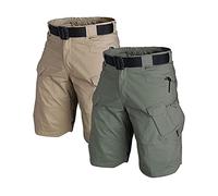 AUTIWITUA Men's Waterproof Tactical Shorts Outdoor Cargo Shorts, Lightweight Quick Dry Breathable Hiking Fishing Cargo Shorts - Multi - Small