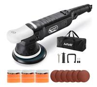 AUTIWOZ 6-Inch Dual Action Car Buffer Polisher with 6 Variable Speeds, 850W Random Orbital 150mm Polishing Pads, for Detailing, Polishing, Waxing Kit 2