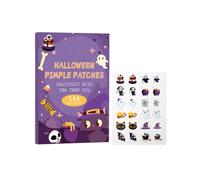 Autmor Halloween Acne Patch Pimple Patches for Face, Available in 100 Counts or More, Patch Patches Ideal for Pimples, Anti-Pimple and Acne, Comes with Christmas - Themed Stickers Like Ghost (144