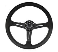 Auto 14 Inch PU Racing Universal Deep Corn Drifting Sport Steering Wheel(A)