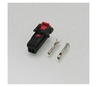 Auto 2pin plug female 6098-8988 wiring waterproof connector with terminals/15(50pcs)